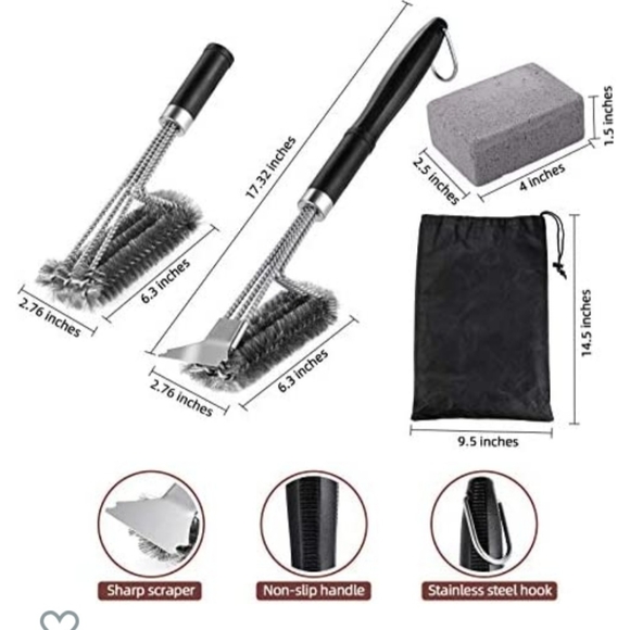 New BBQ Brush Cleaning Kit - Picture 2 of 3